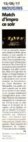 Nice Matin 13/05/17