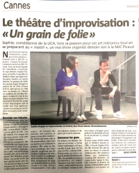 Sophie - Grain de folie 21/10/16
